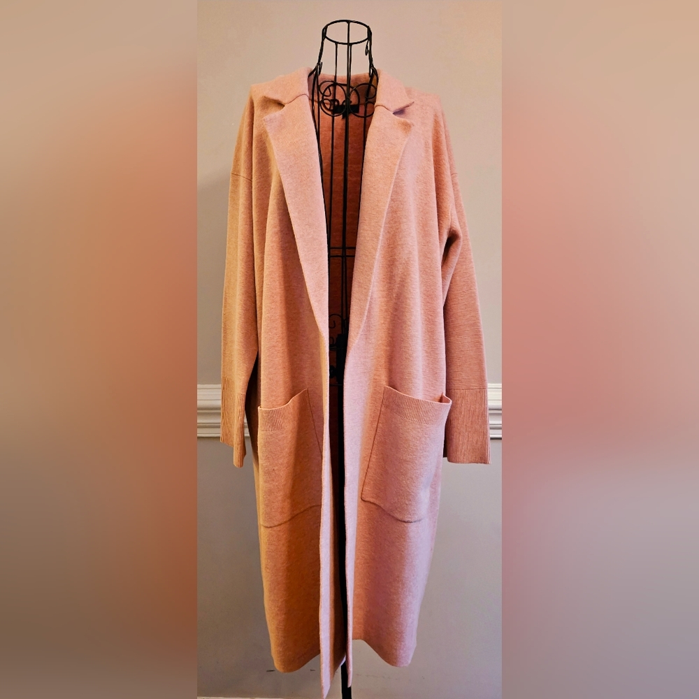 SOLD /J.Crew Long Cardigan Sweater-Coat Size Medium/NWOT